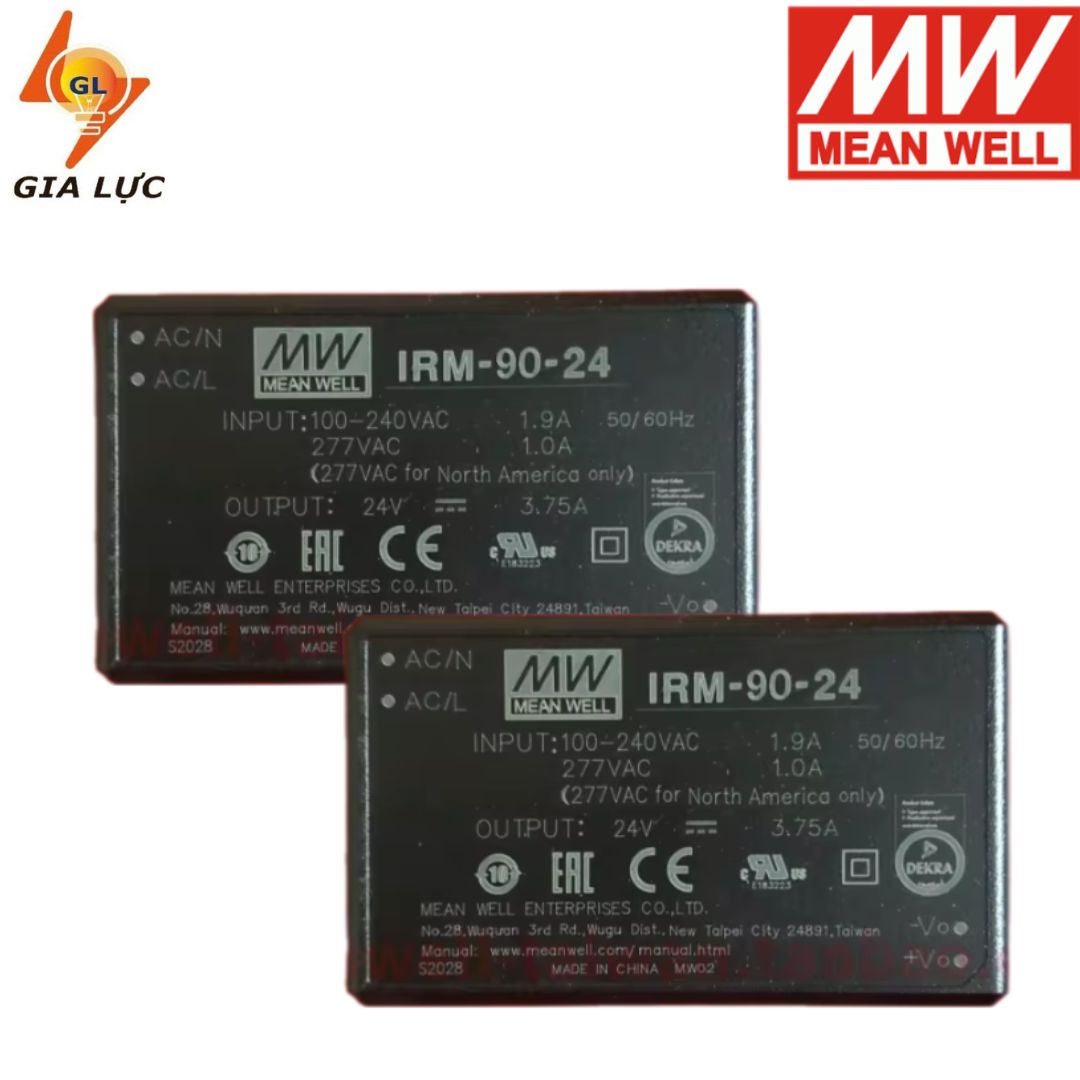 Nguồn Meanwell IRM-90-12 (88.4W 12V 7.37A)