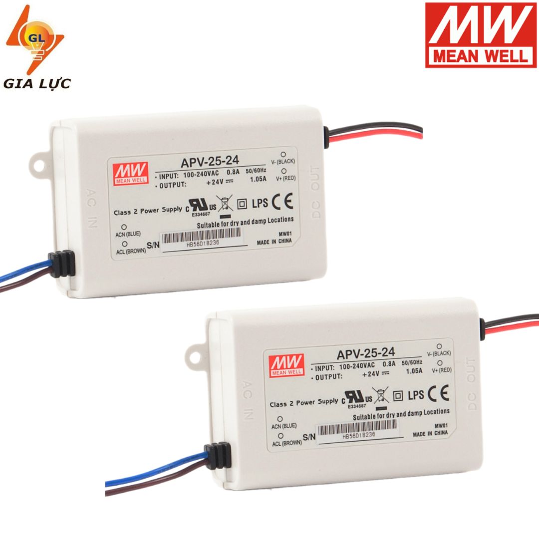 Nguồn Led Driver Meanwell APV-25-12